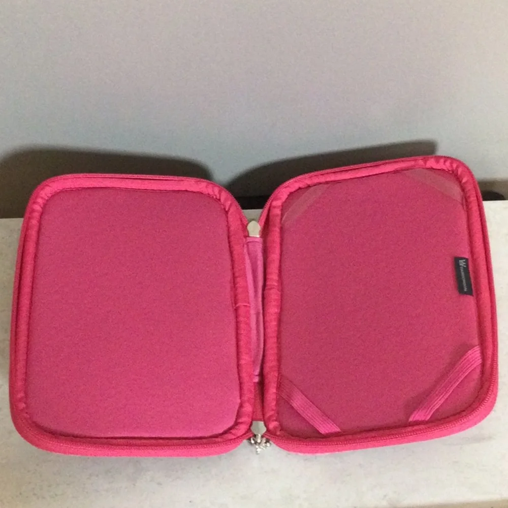 Case-Crown Pink Croc-Embossed Tablet Case